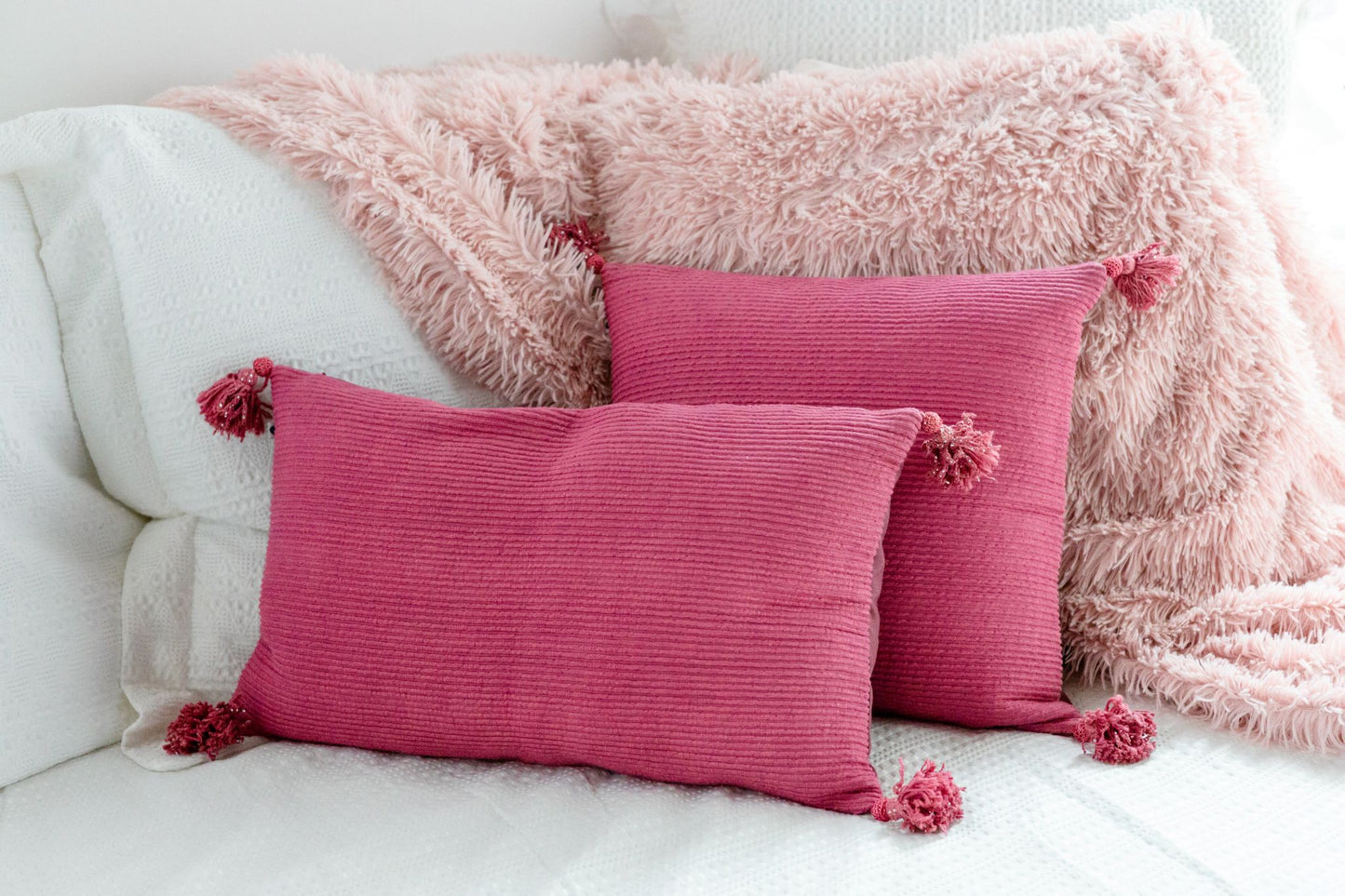 Petal & Pebble 'Woven' Cushion Covers