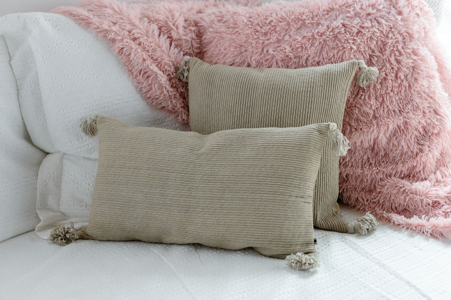 Petal & Pebble 'Woven' Cushion Covers