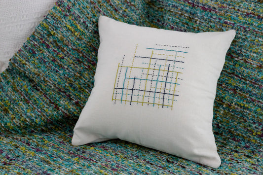 Echo Lines 'Embroidered' Cushion Covers