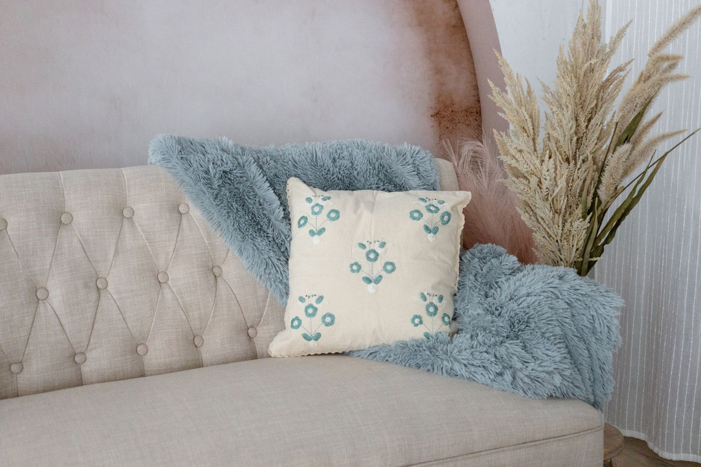 Morning Song 'Crochet' Cushion Covers (SOLD OUT)