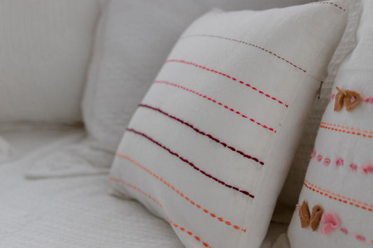 Rosy Thread 'Embroidered' Cushion Covers