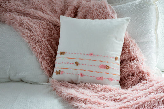 Petal Path 'Embroidered' Cushion Covers