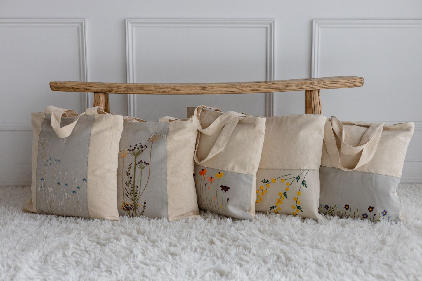 Twilight Garden 'Embroidered' Tote