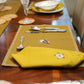 Floral Flutter 'Embroidered' Table Linen Set