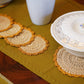 Marigold Halo Crochet Coasters