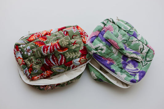Block Print Elegance Keepsake Pouches