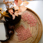 Sunrise Dot ‘Crochet’ Coasters