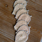Golden Leaf 'Crochet' Coasters