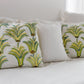 Tropical Bloom 'Kantha Embroidered' Cushion Cover