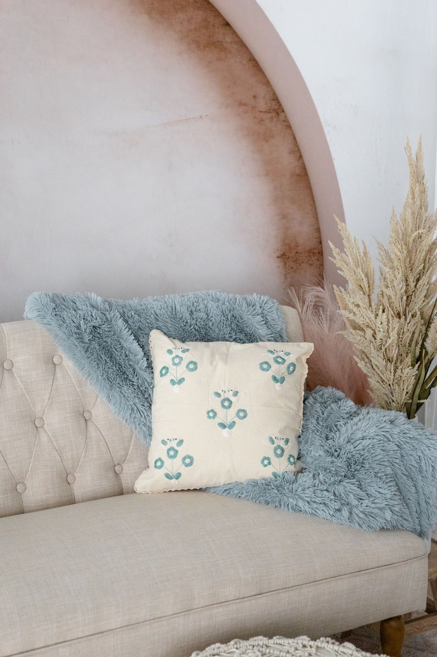 Morning Song 'Crochet' Cushion Covers (SOLD OUT)