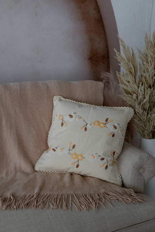 Autumn Waltz 'Crochet' Cushion Covers