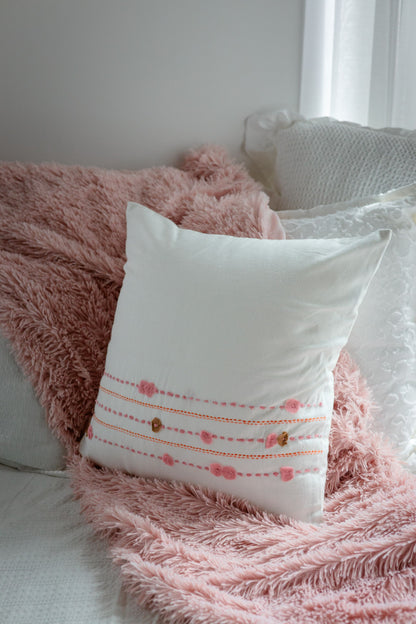 Petal Path 'Embroidered' Cushion Covers
