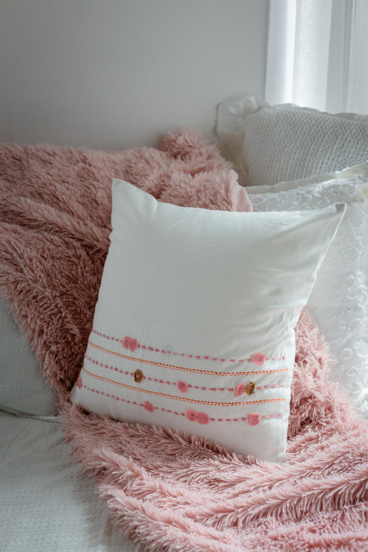 Petal Path 'Embroidered' Cushion Covers