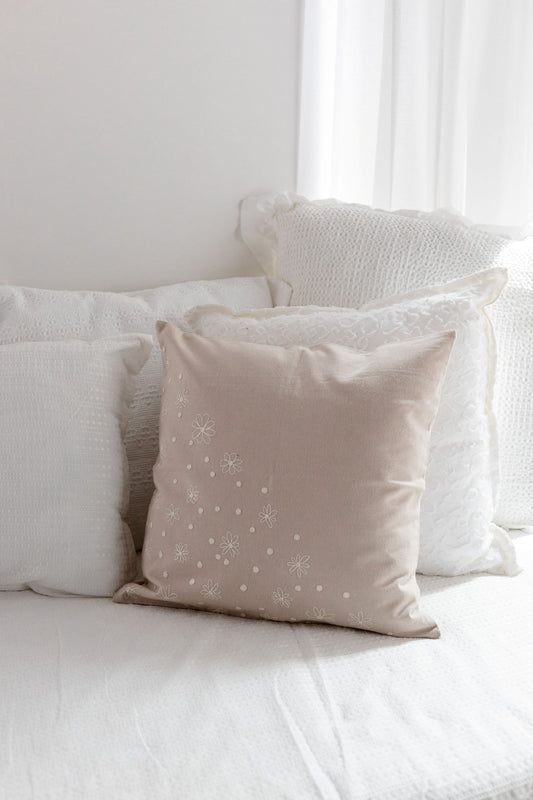 Blossom Dust 'Embroidered' Cushion Covers