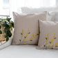 Golden Mimosa 'Embroidered' Cushion Covers