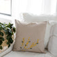 Golden Mimosa 'Embroidered' Cushion Covers