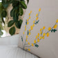 Golden Mimosa 'Embroidered' Cushion Covers