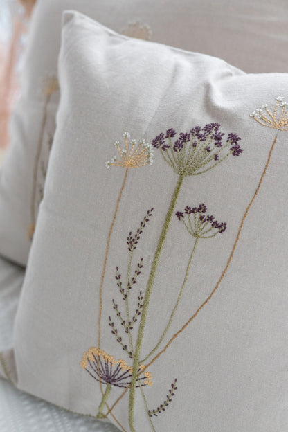 Meadow Queen 'Embroidered' Cushion Covers