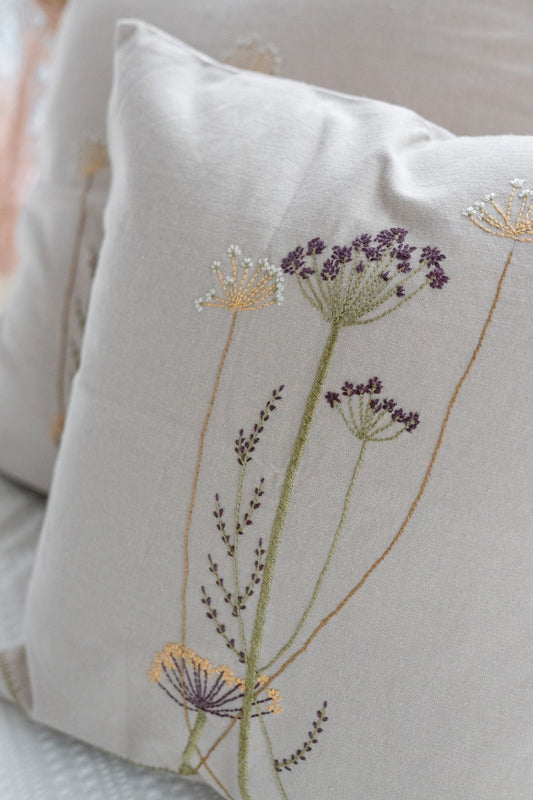 Meadow Queen 'Embroidered' Cushion Covers