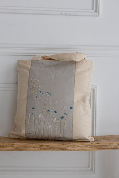 Wildflower Whisper 'Embroidered' Tote