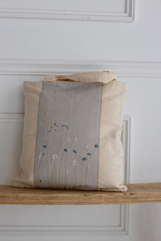 Wildflower Whisper 'Embroidered' Tote