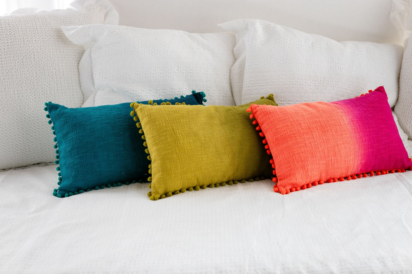Viva Vibe 'Woven' Cushion Covers (Green: 12*20 SOLD OUT)